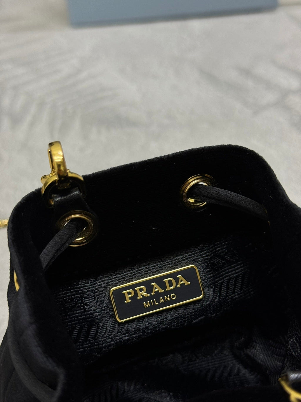 Pra Velvet Mini Bucket Black 267272