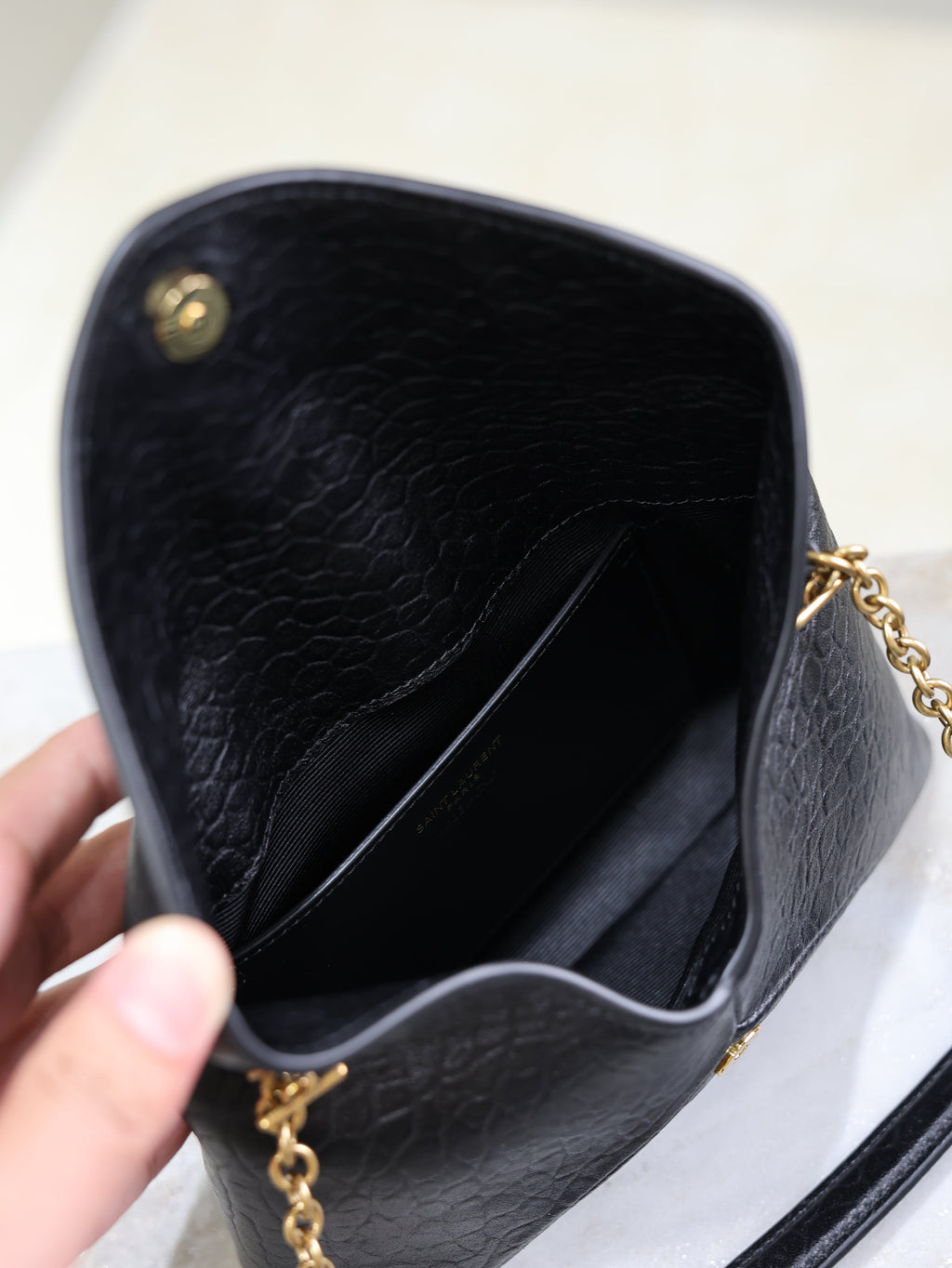 Cassandre Mini Bag 19cm Black Lambskin GHW