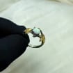 Opal Sterling Silver Maple Leaf Ring