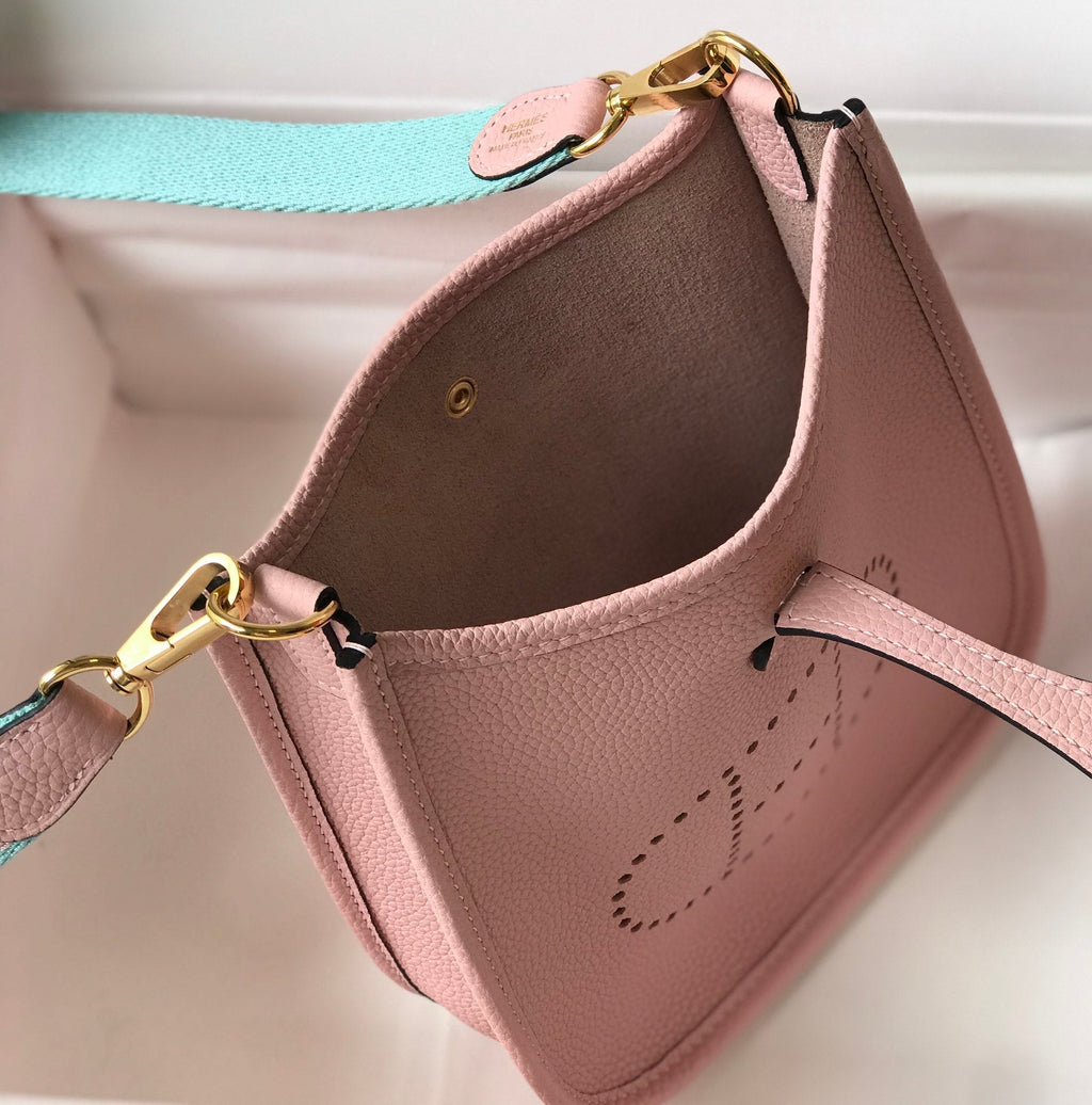 Mini Evelyne 18cm Pink Togo Ghw