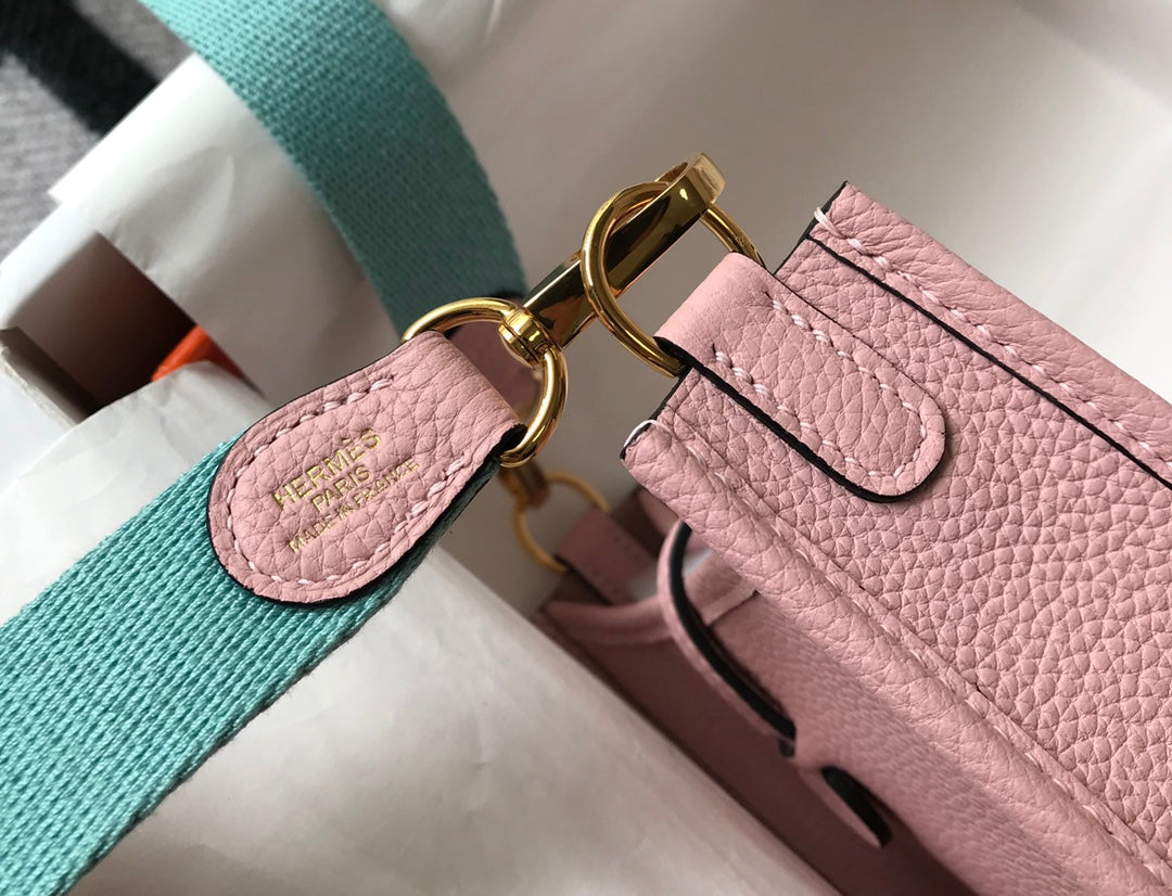 Mini Evelyne 18cm Pink Togo Ghw