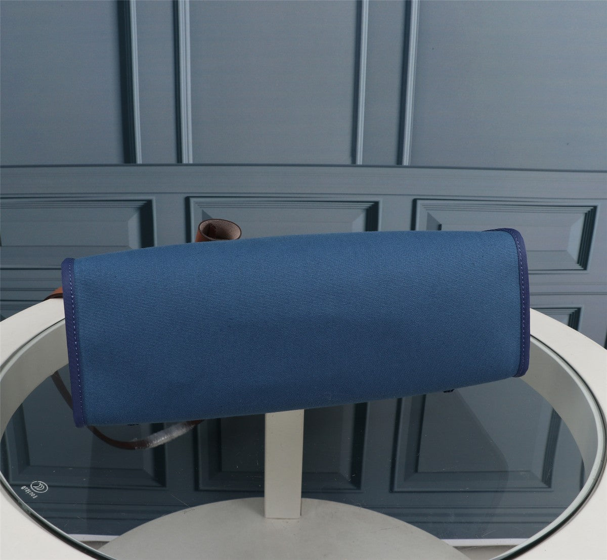 HM HERBAG ZIP 31 AEGEAN AND COPPER CANVAS