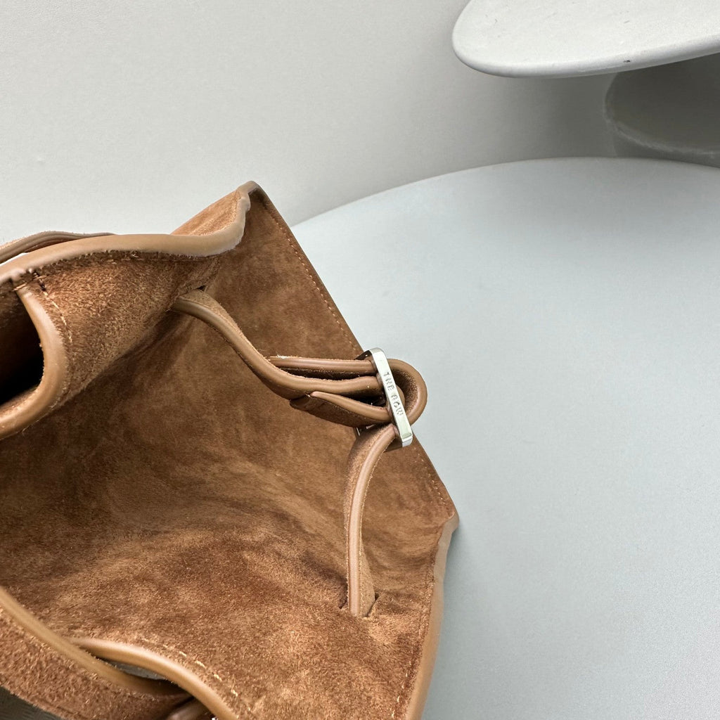 The Row Margaux 12 32cm Tote Bag In Suede