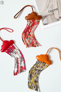 Hermes Cloud Charm Leather Silk