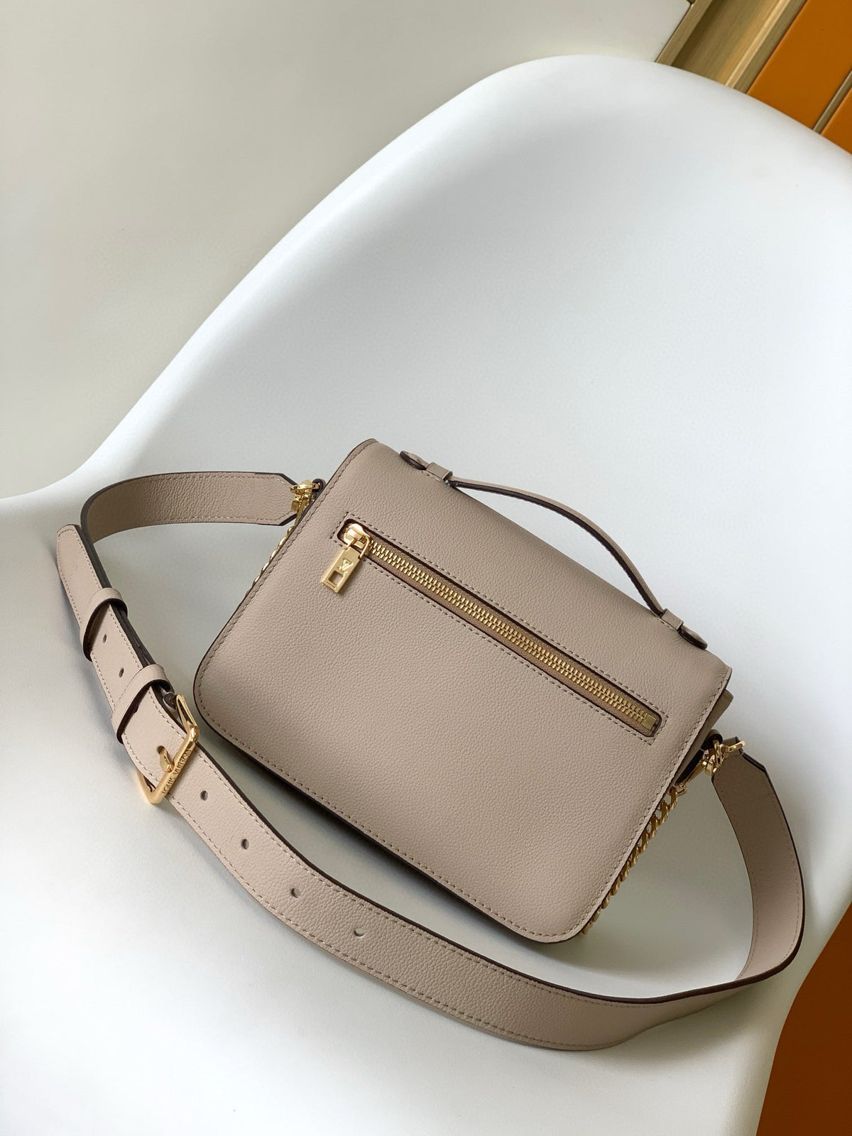 oxford lockme 22cm greige calfskin