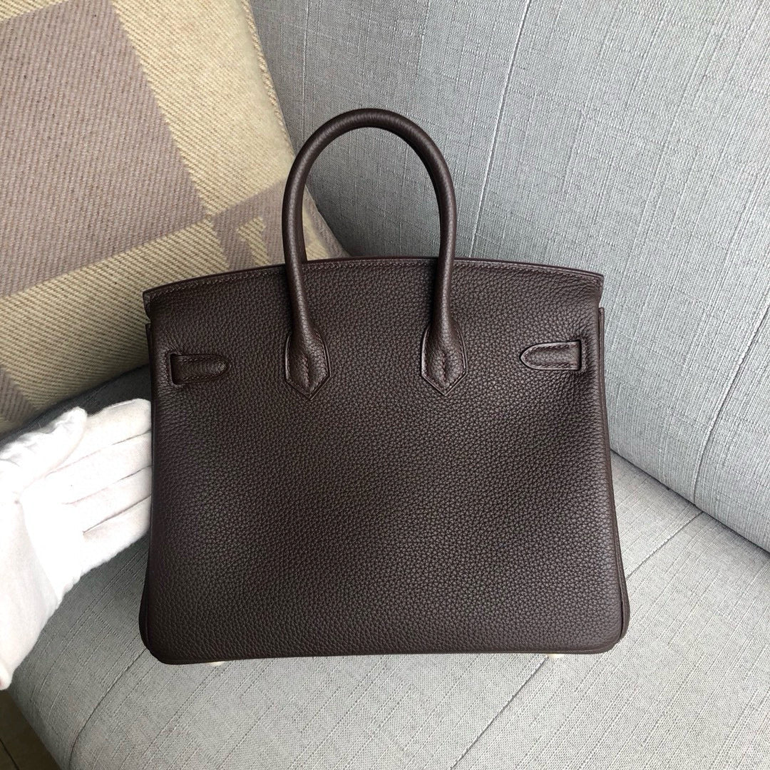 HM BIRKIN CHOCOLATE TOGO LEATHER