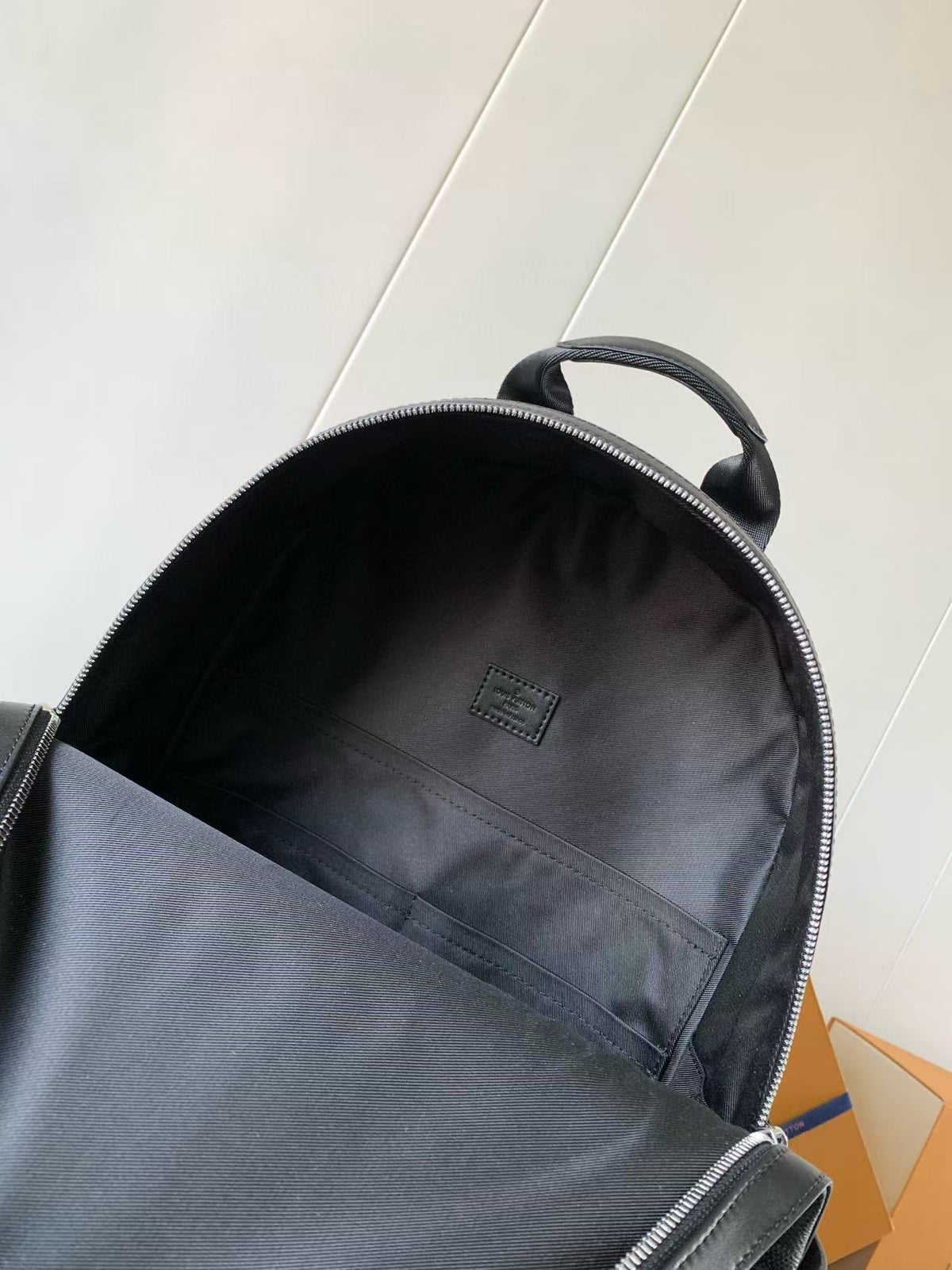 Lv Discovery 38cm Backpack Black Monogram Eclipse Canvas And Cowhide