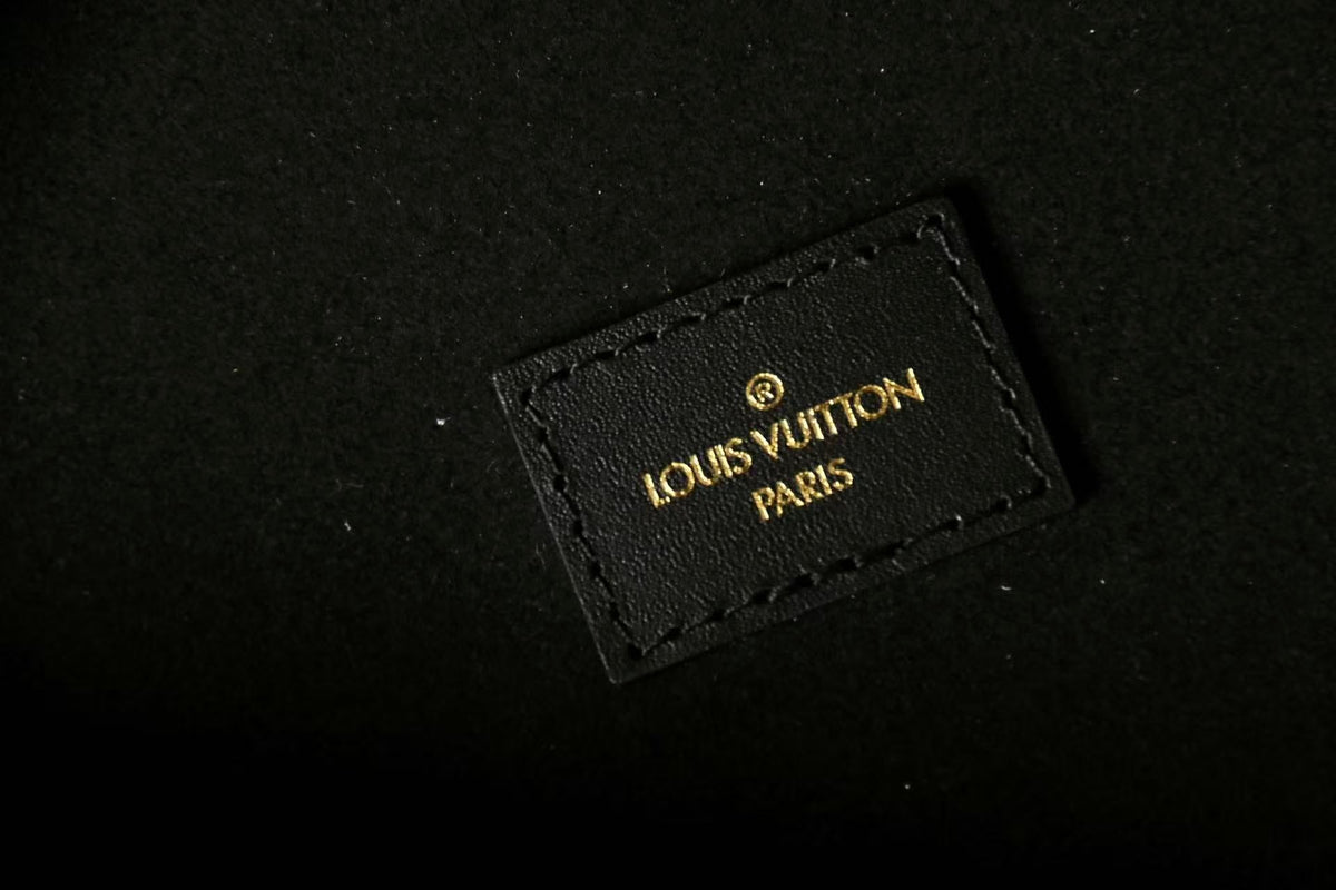 LV Mark Folder Monogram Reverse Coated Canvas Calfskin