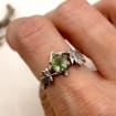Sterling Silver Maple Leaf Ring