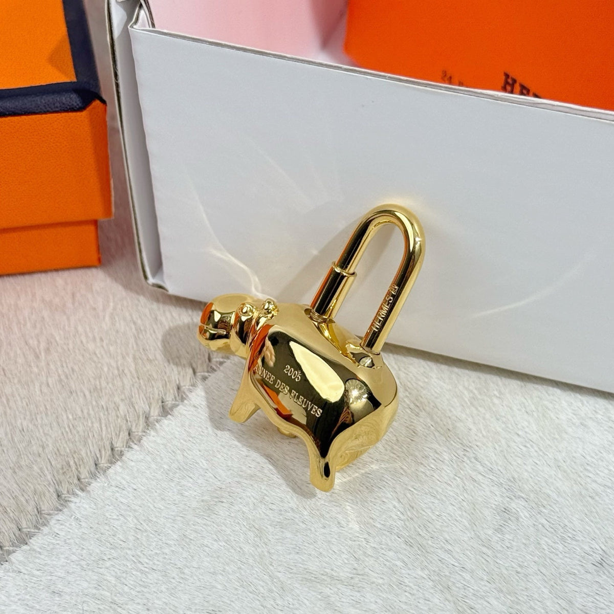 HM Hippo Lock Bag Charm