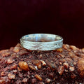 Fine Silver Tree Bark Ring