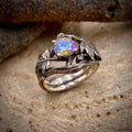 Zircon Sterling Silver Maple Leaf Ring