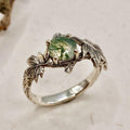 Sterling Silver Maple Leaf Ring