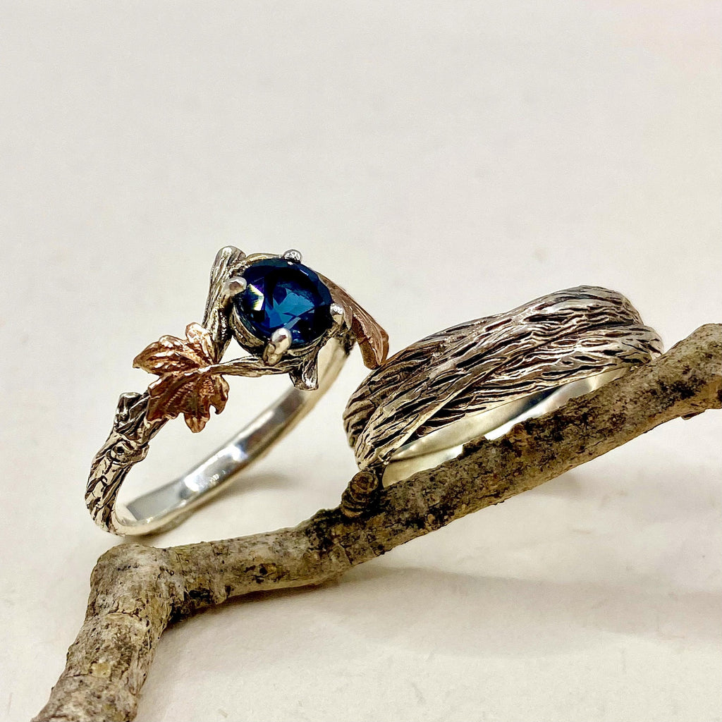 Sterling Silver Twig Ring