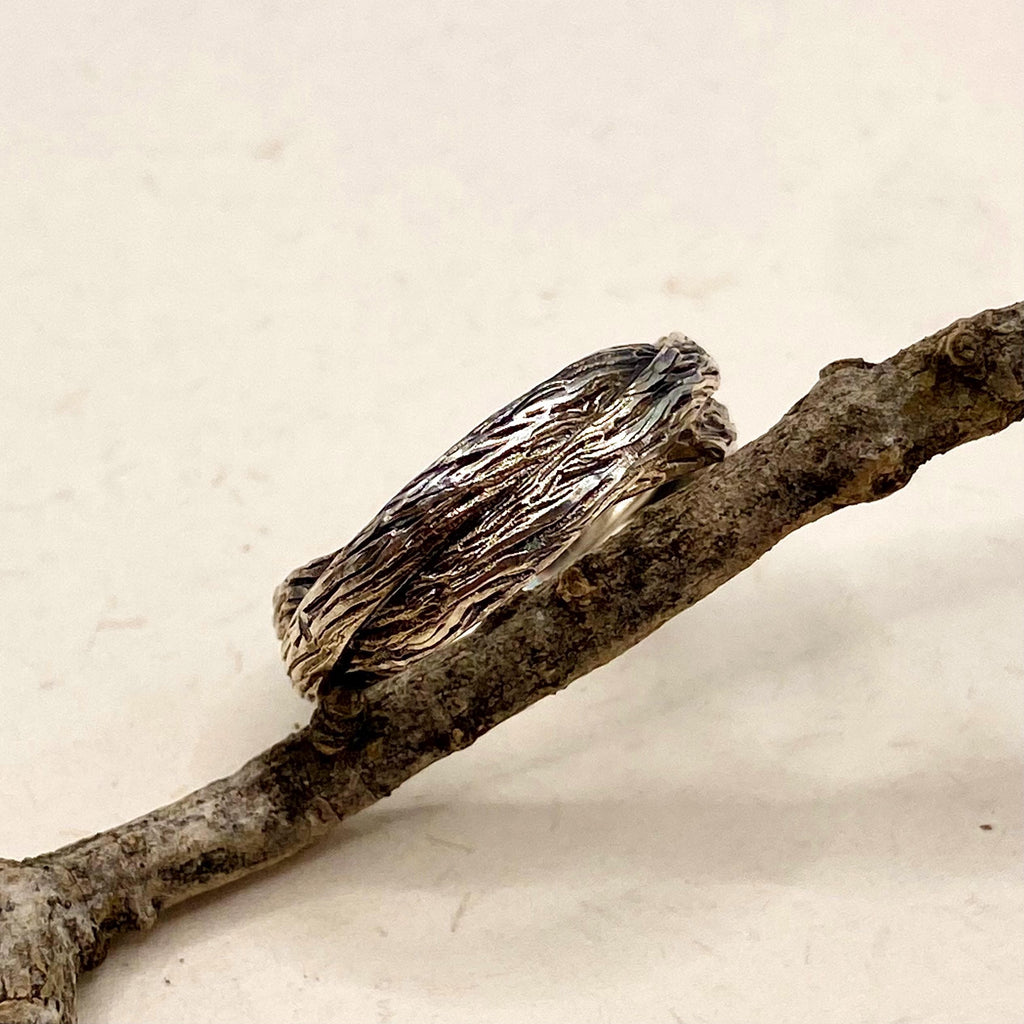 Sterling Silver Twig Ring