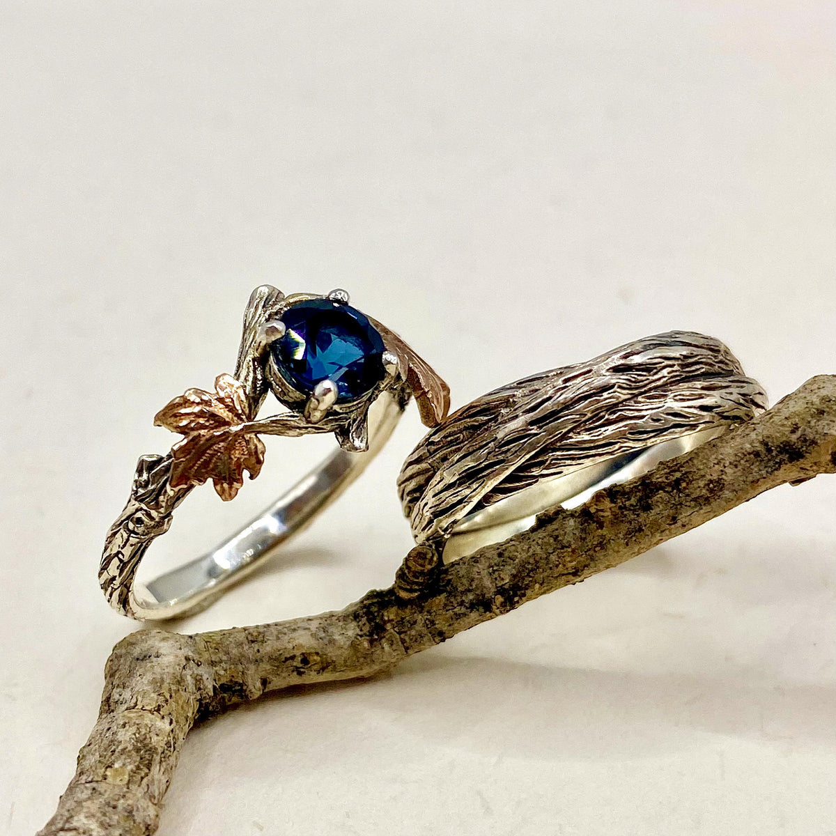 Sterling Silver Twig Ring