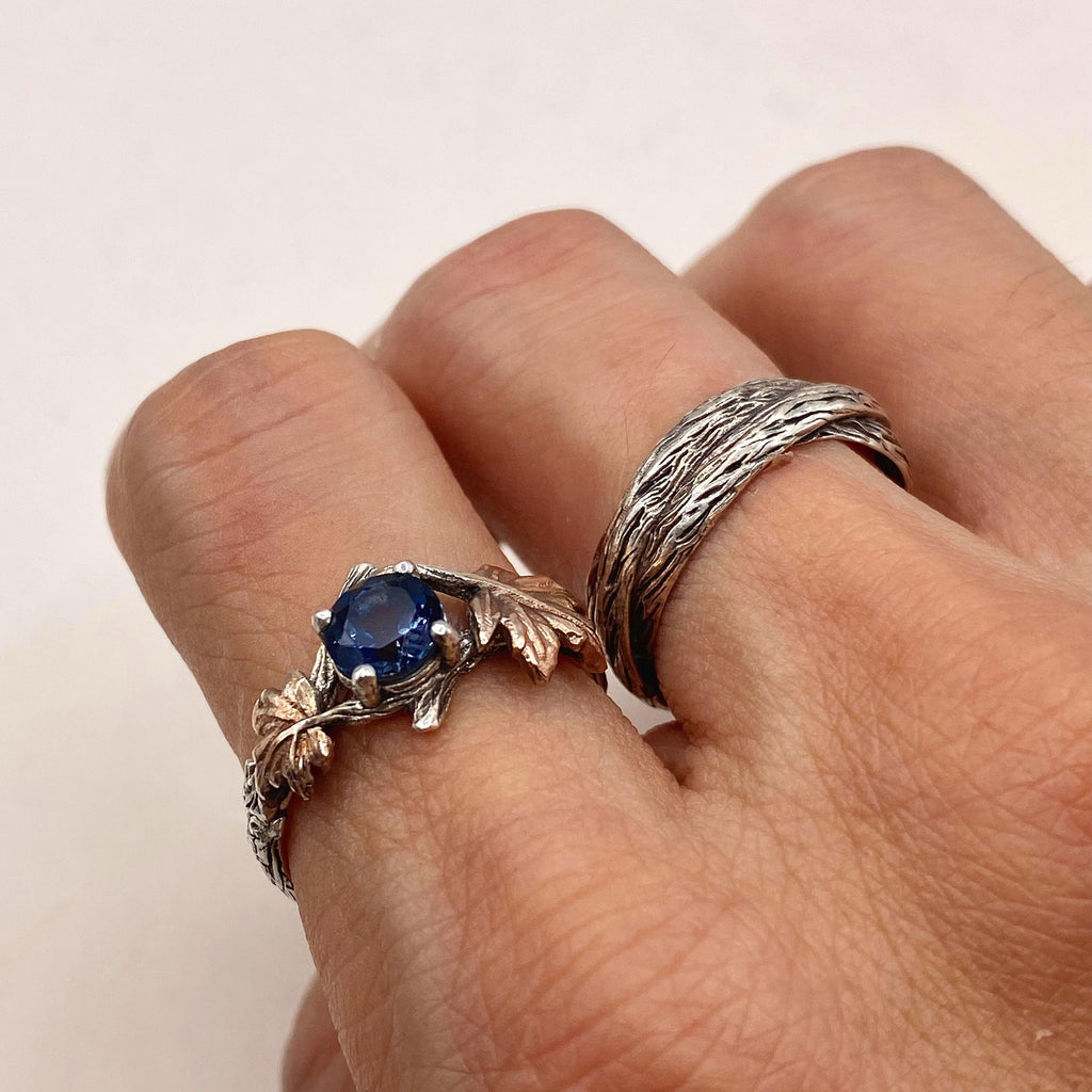 Sterling Silver Twig Ring