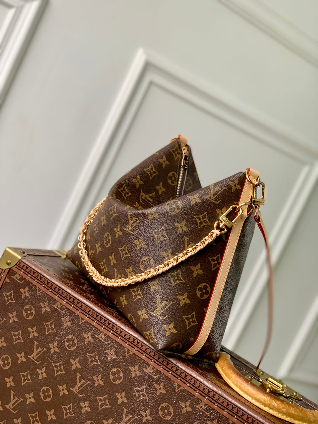 LV 2025 Multipass Bag Brown Monogram Canvas with Cowhide 347365
