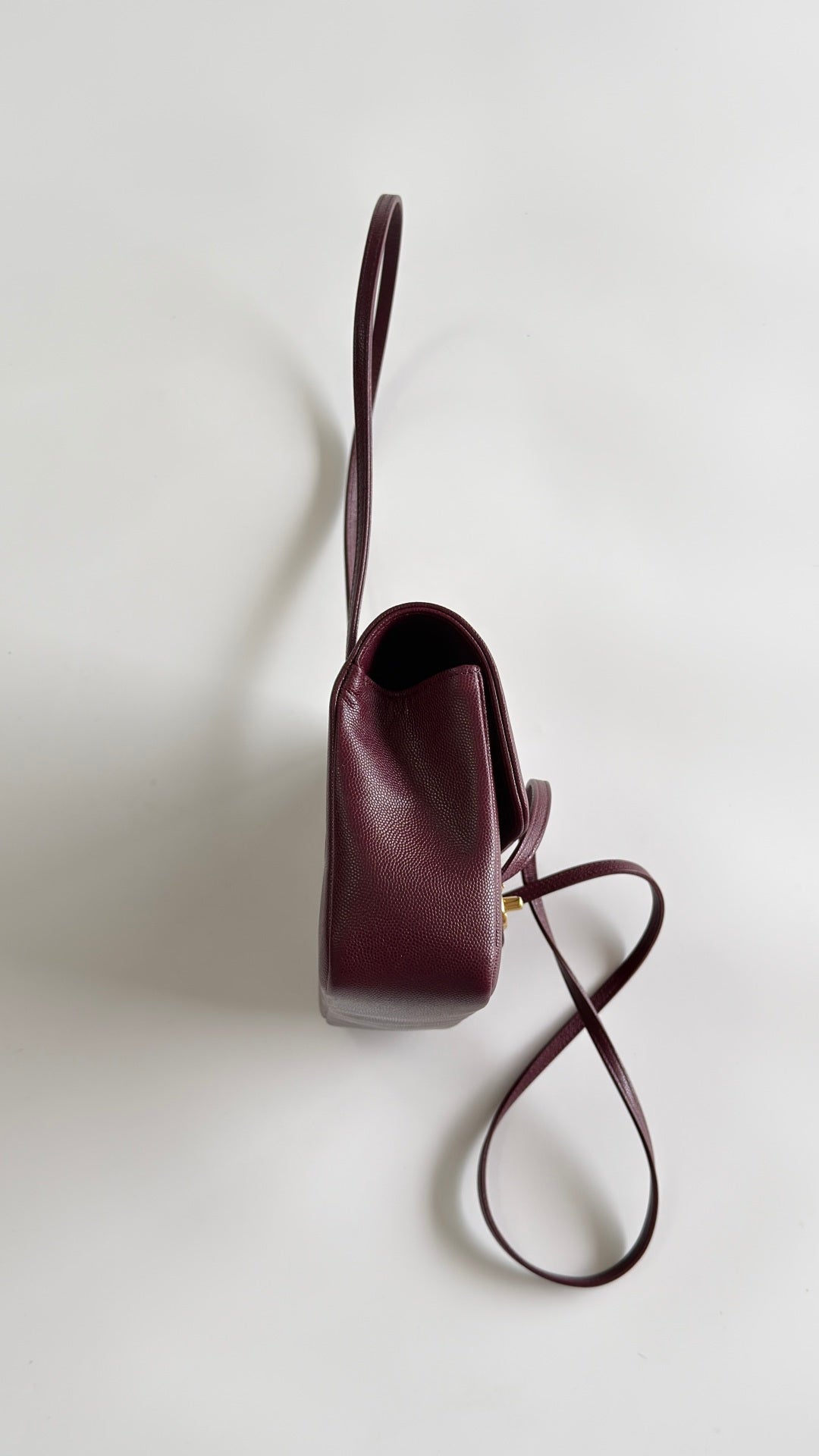 Chanel 26 Shoulder Bag 22 Burgundy Caviar Leather