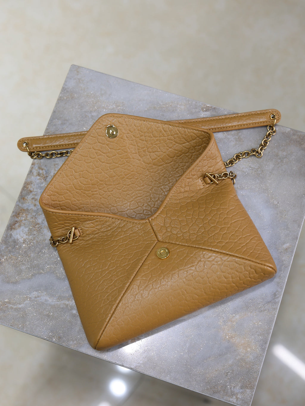 Calypso Bag 19cm Light Brown Elephant Leather