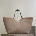 Y Tote Bag Gray Suede