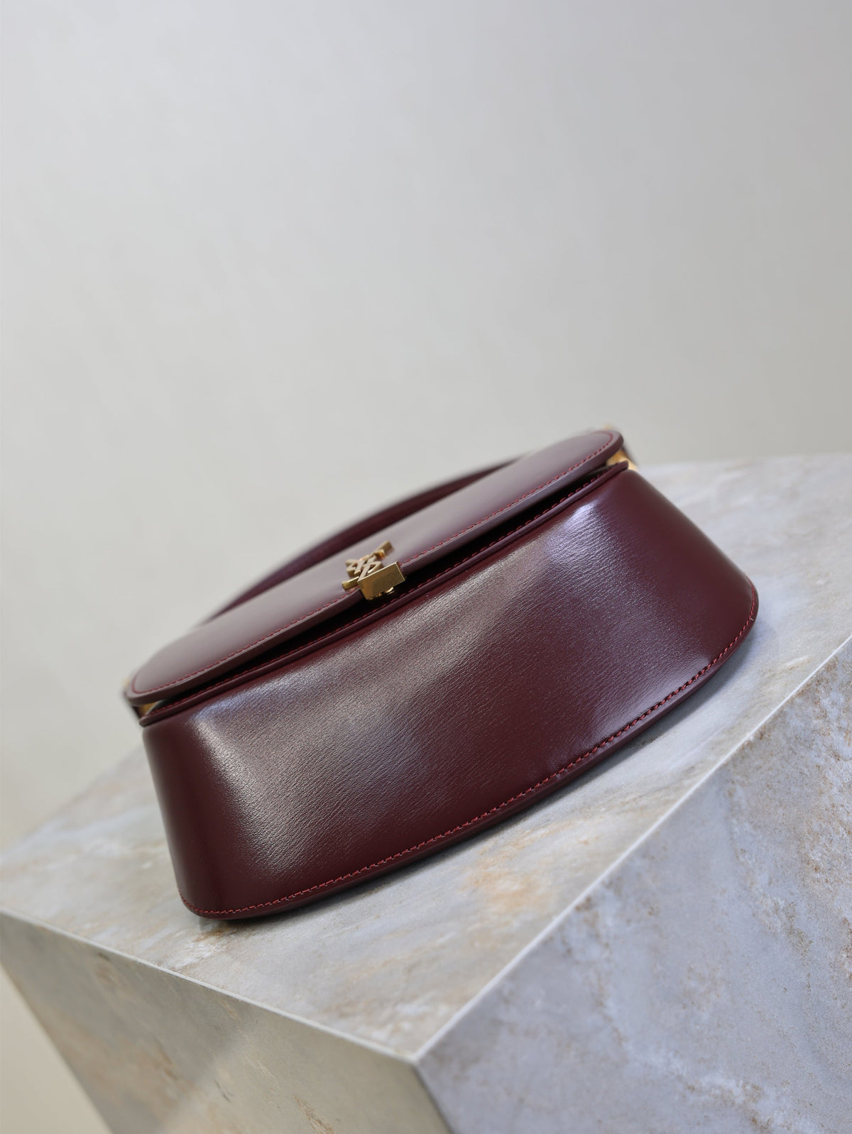 Mini Voltaire 21cm Burgundy Calfskin GHW