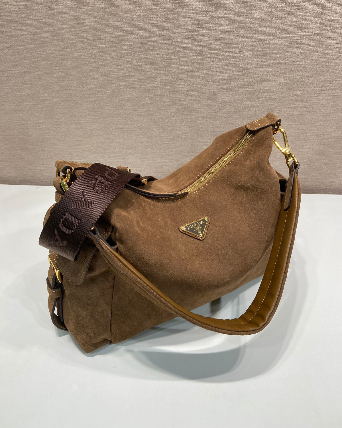 PRA Explorer Bag Brown Suede 341105