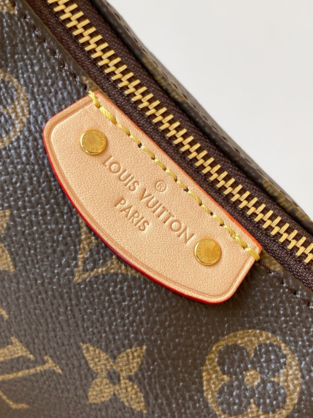 LV Pochette Hills Brown Monogram Coated Canvas & Cowhide