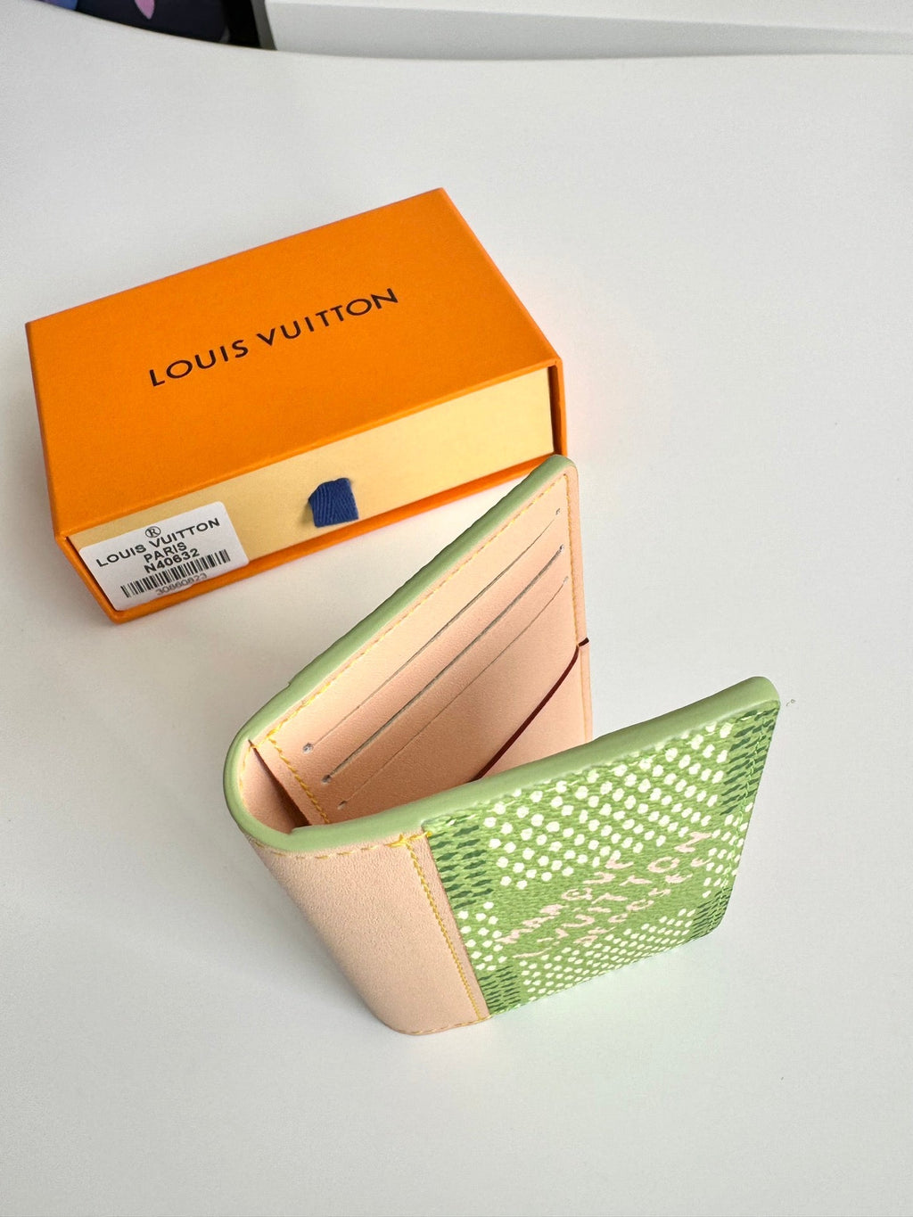 LV x Tyler Pocket Organizer Green Damier Golf Canvas 221435