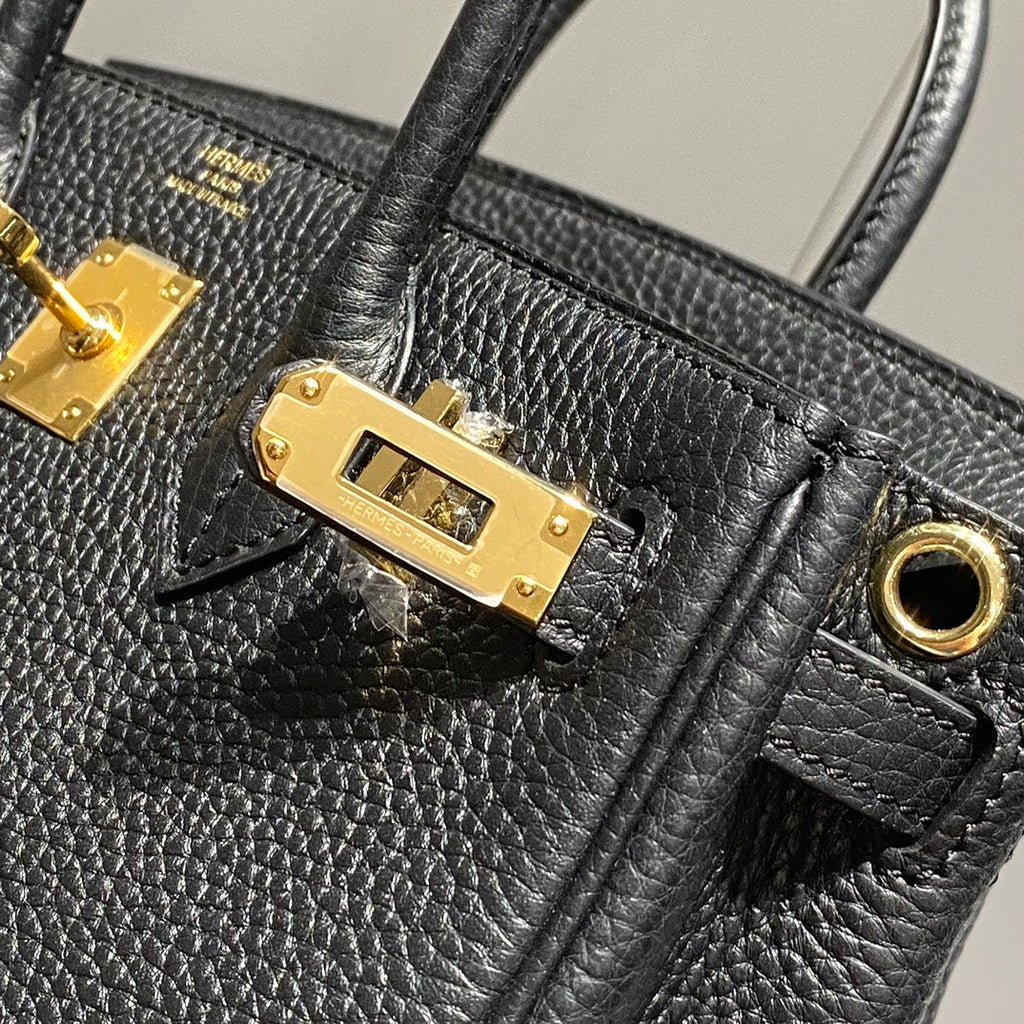 HM Birkin 20cm Black Togo Leather Gold Hardware