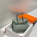 HM Birkin 20cm Vert Amande Togo Leather Gold Hardware