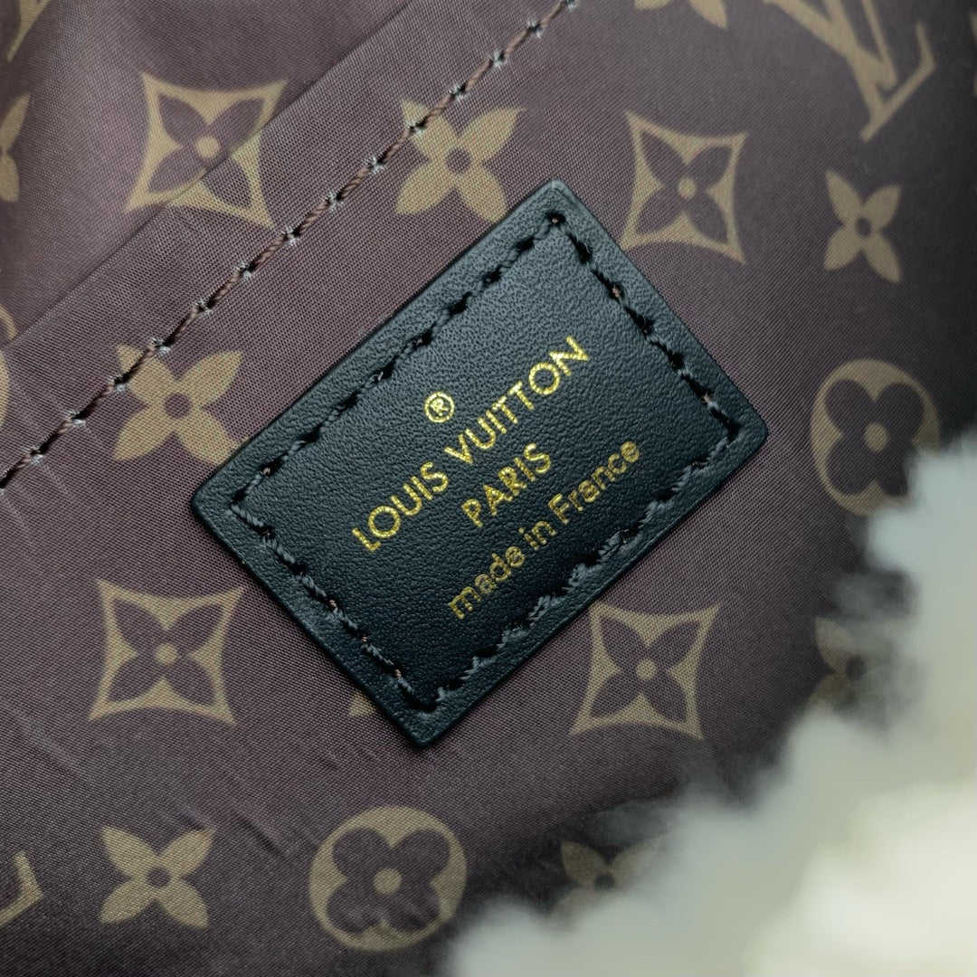 Lv Sunset 27 Brown Monogram Wool