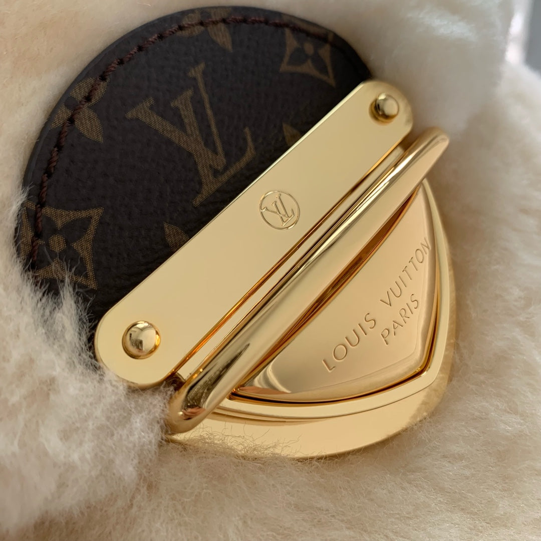 Lv Sunset 27 Brown Monogram Wool
