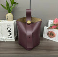 Medium Pebble 28cm Dark Burgundy Calfskin