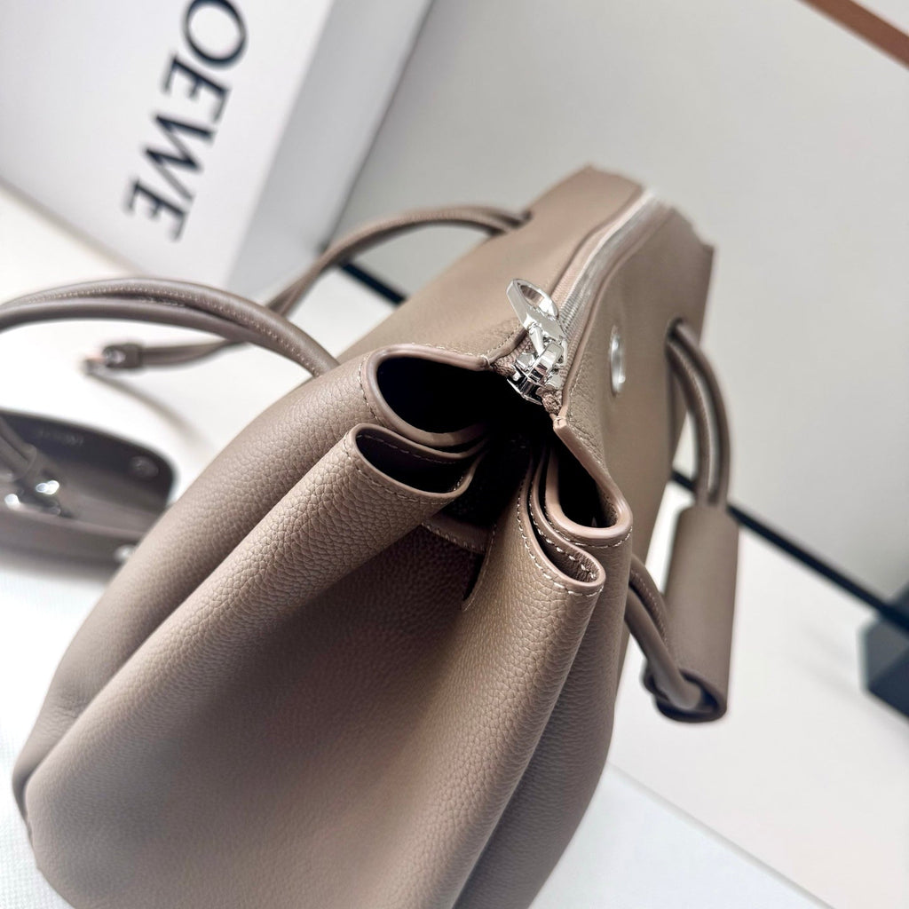 Loewe Madrid Bag 33cm Taupe Cowhide