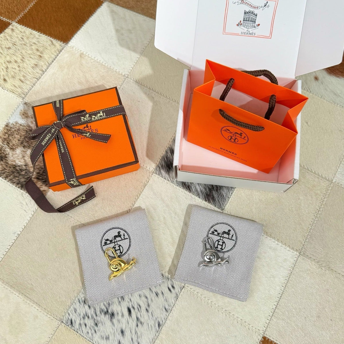 HM Snail Lock Bag Charm