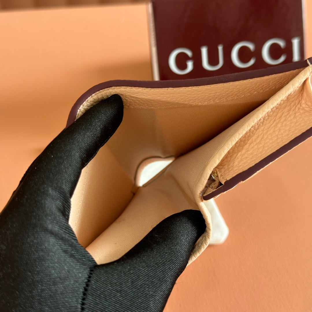 Gucci Marmont Wallet Rosso Ancora Red Leather 255228