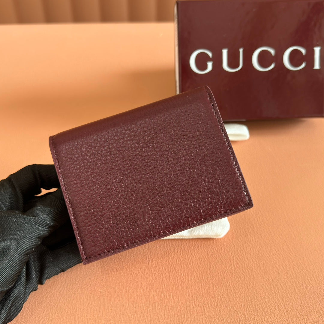 Gucci Marmont Wallet Rosso Ancora Red Leather 255228
