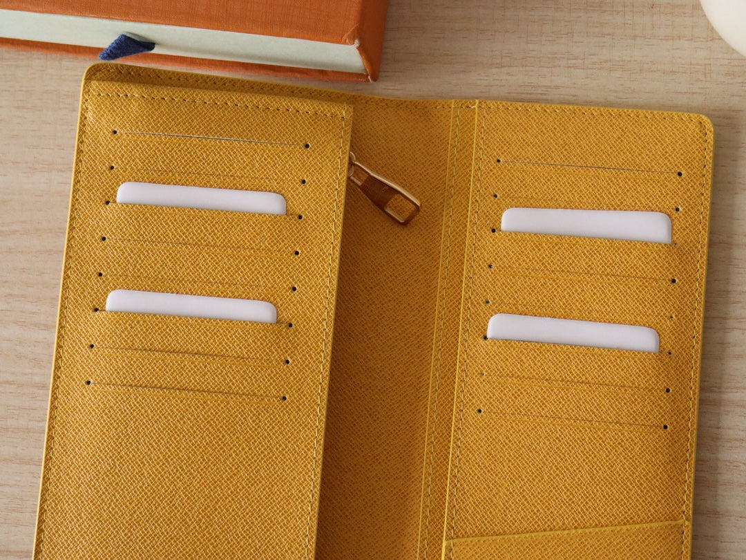 LV Brazza Wallet Yellow Monogram Heritage Canvas 224172
