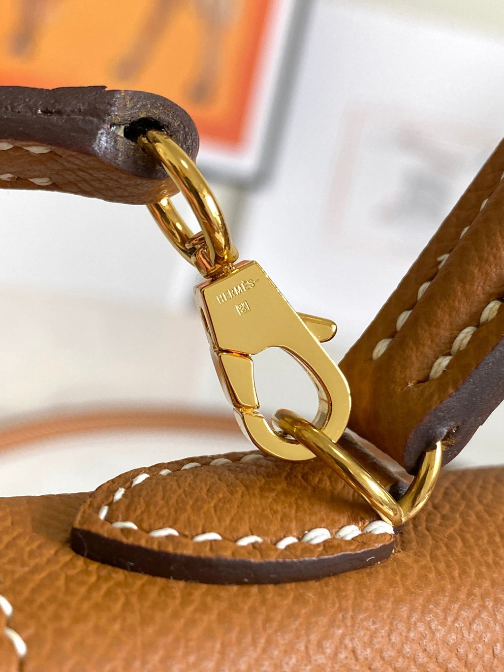 HM Mini Kelly 19cm Gold Epsom Gold Hardware