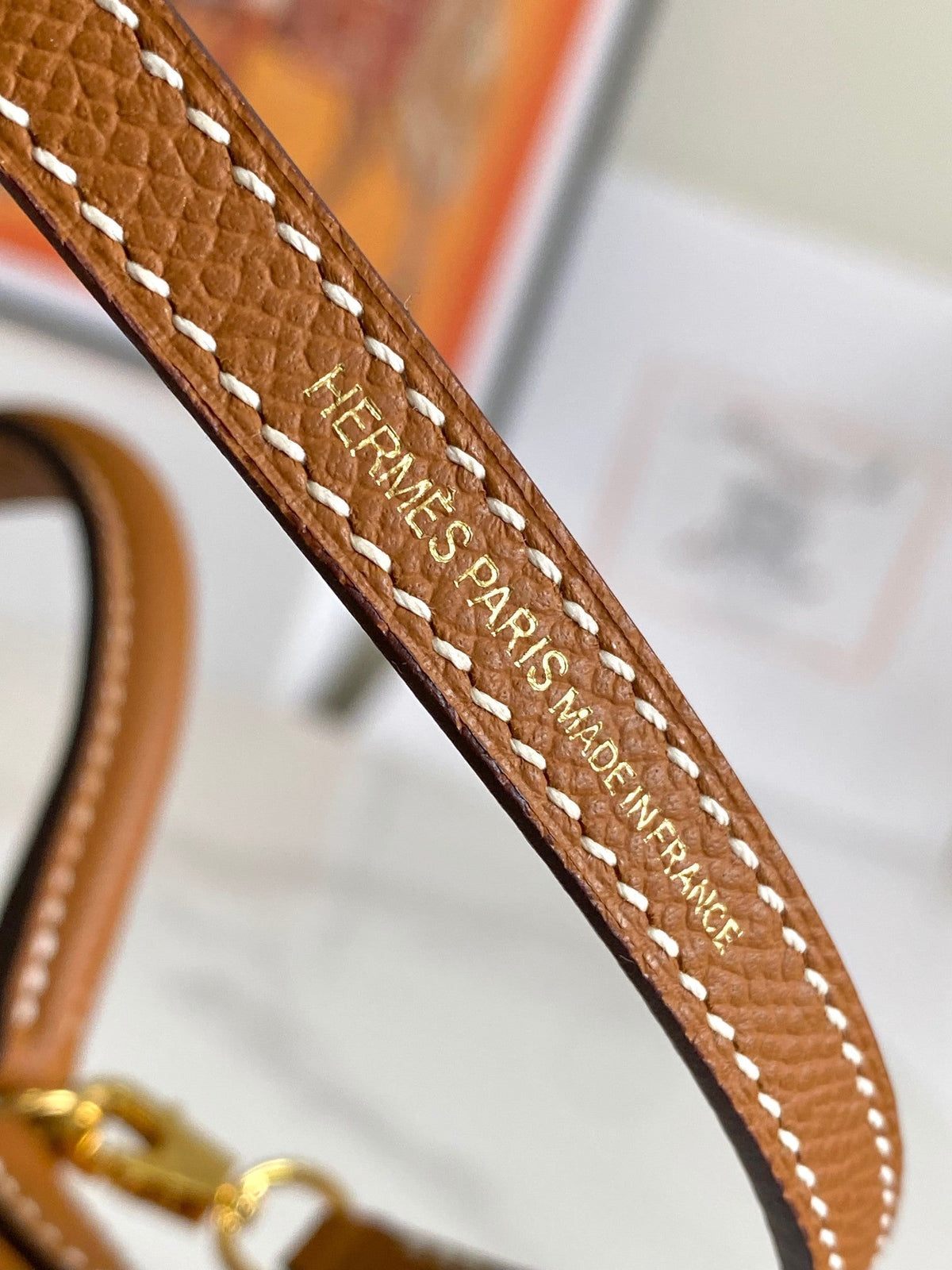 HM Mini Kelly 19cm Gold Epsom Gold Hardware