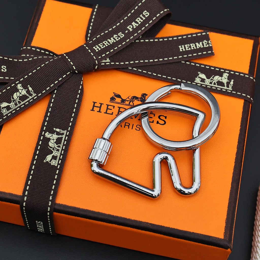 HM Horse Head Charm Silver Metal