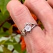 Lab-Grown Diamond 14K Gold Twig Ring