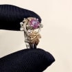 Alexandrite Sterling Silver Twig Ring Set