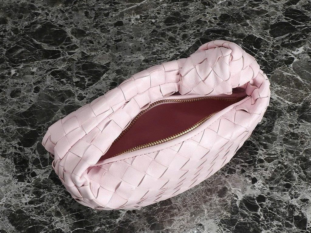 BV Mini Jodie 28cm in Soft Pink Sheepskin